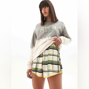 P.E Nation DEDICATION SHORT IN CHECK PRINT Size 2X